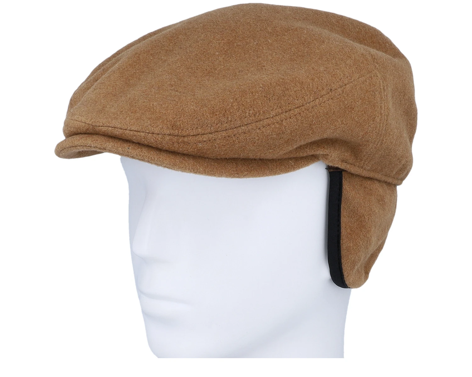 Kent Earflap Wool/Cashmere Flatcap - Stetson - Image 6