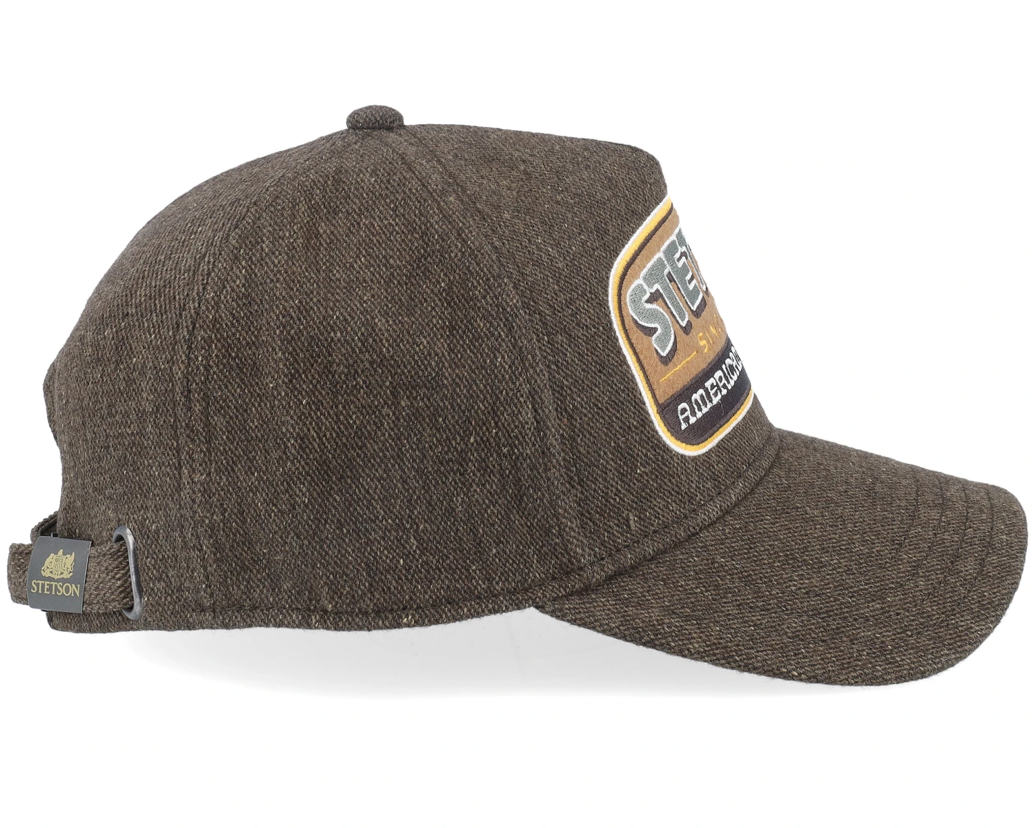 Wool/Linen Brown A-Frame Adjustable - Stetson - Image 4