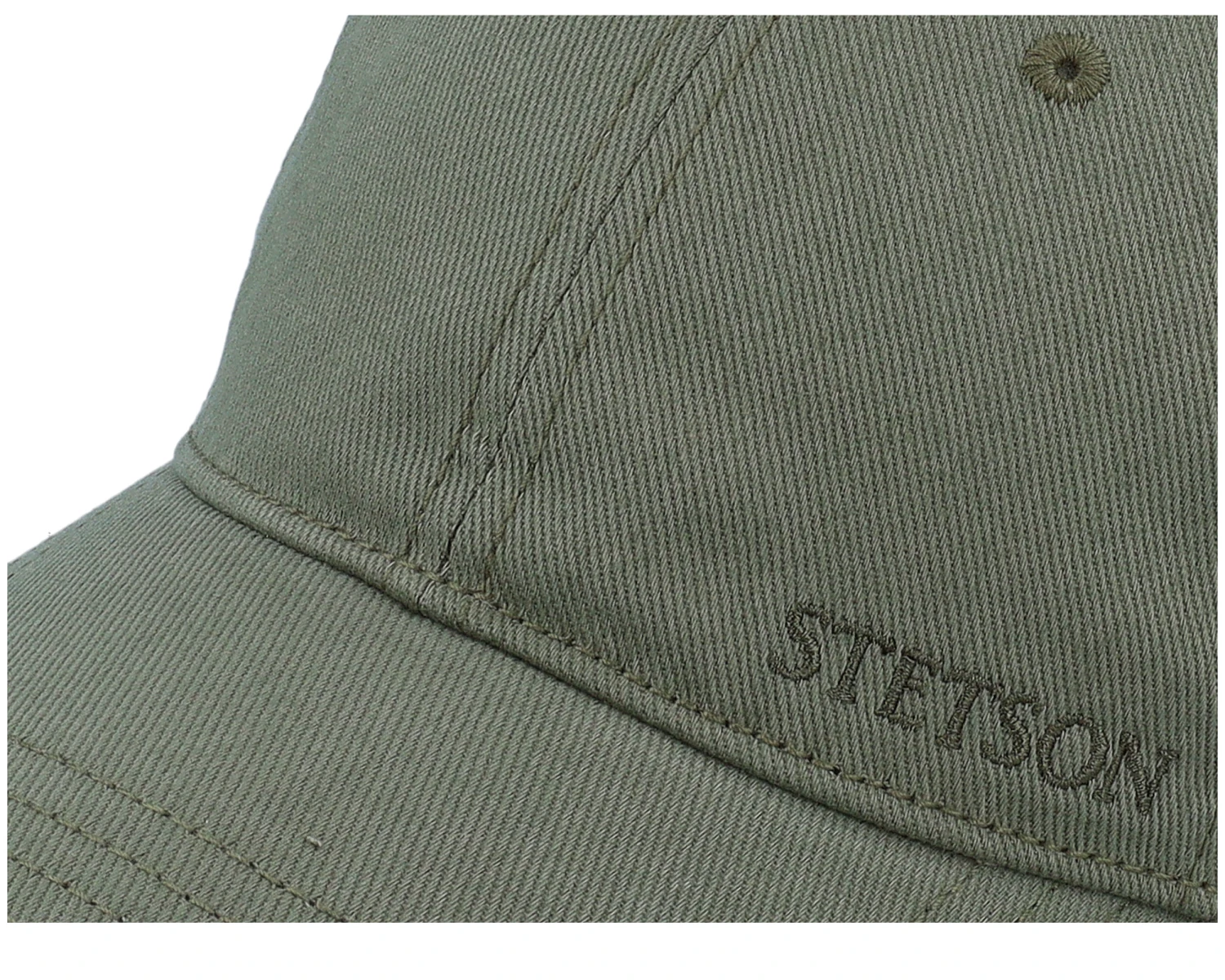 Baseball Cap Brushed Twill Military Dad Cap - Stetson - Image 6