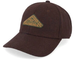 Baseball Cap Vintage Logo Patch Wool Brown Adjustable - Stetson