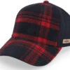 Shadow Plaid Red/Black Adjustable - Stetson