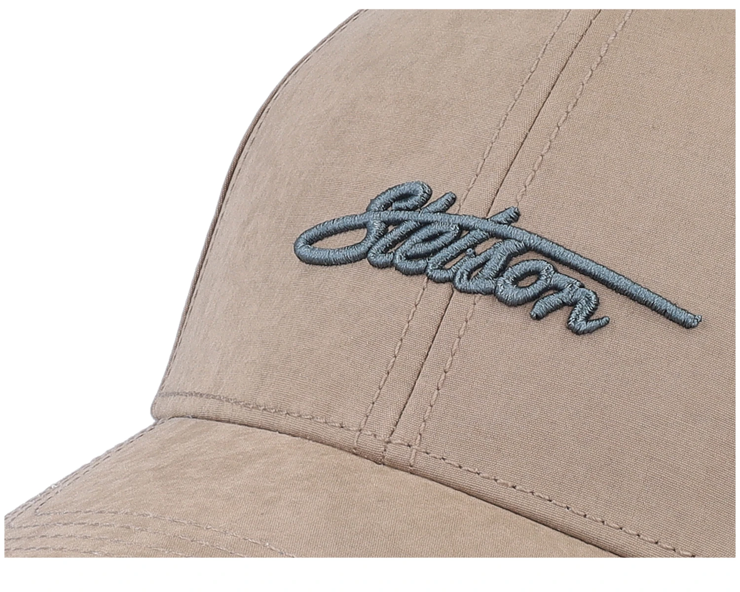 Baseball Cap Waxed Cotton Beige Adjustable - Stetson - Image 6